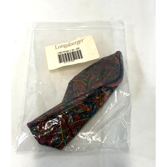 1999 Longaberger Father's Day Paisley Print Fabric Liner 2218760 - Picture 1 of 3